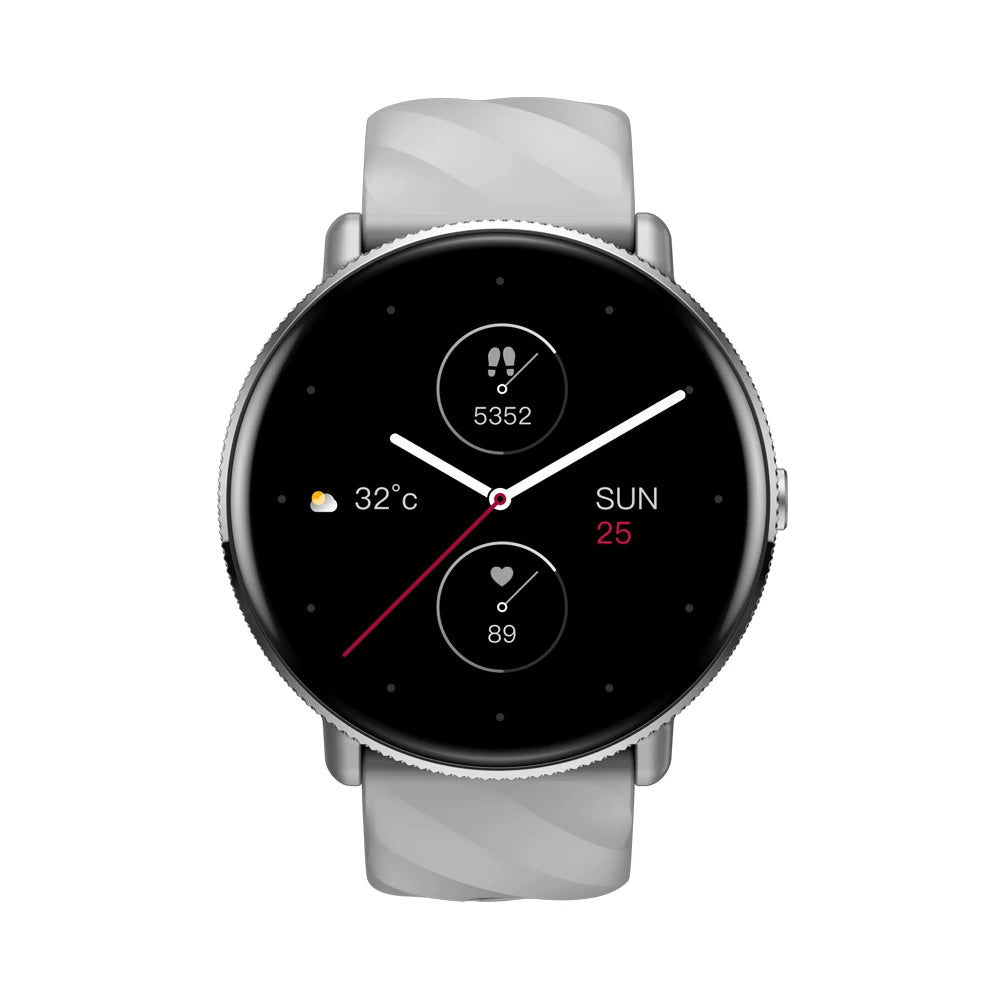 Smartwatch Zeblaze GTR 3 Pro Tela AMOLED 1.43" Pulseira Aço Inox 316L Atender/Fazer Chamadas