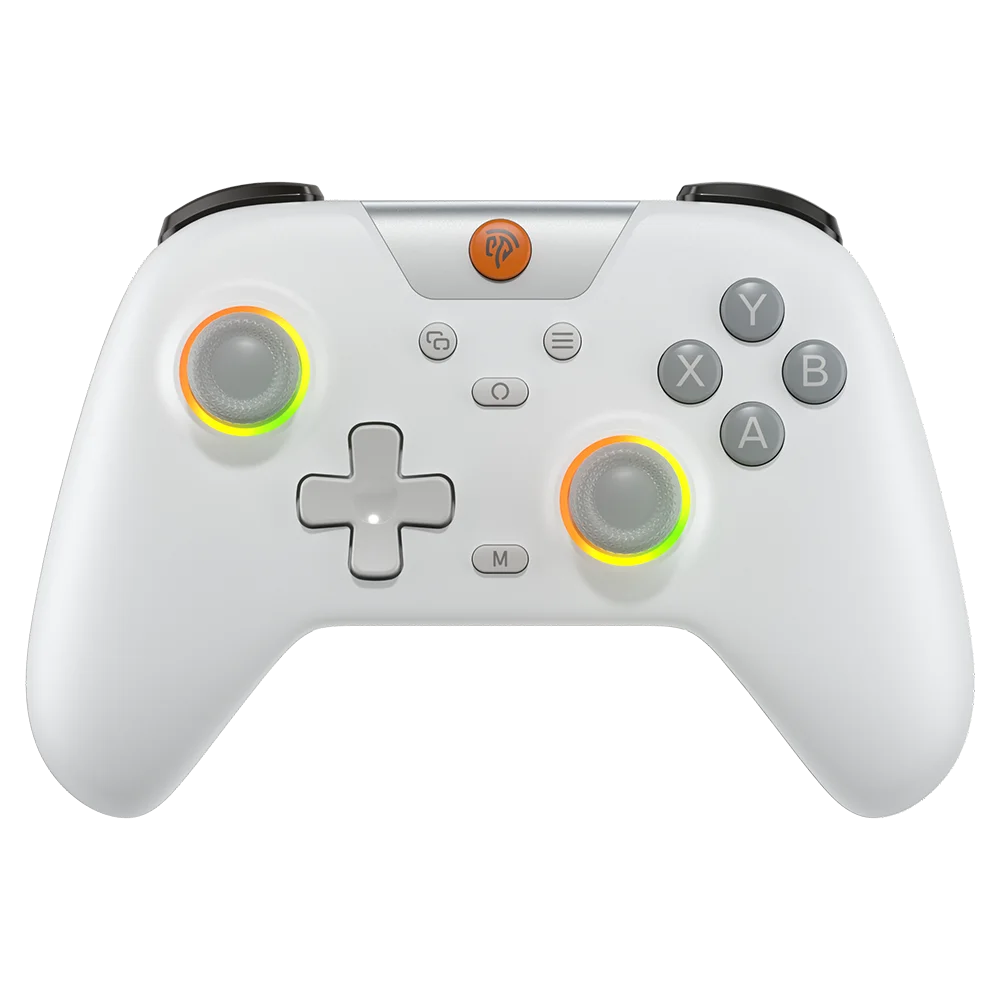 Controle Sem Fio EasySMX X05 Hall Effect RGB Compatível PC/Switch/TV/Android/iOS 2.4G Bluetooth Cabo
