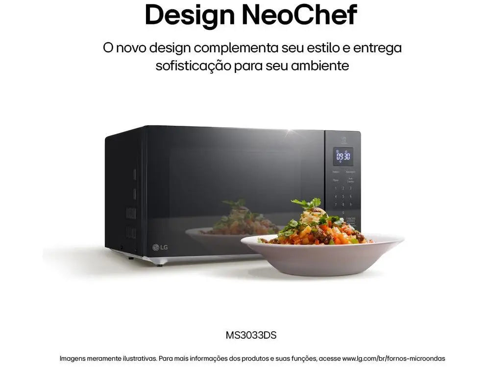 LG 30L Black Solo NeoChef MS3033DSA.FBKGLGZ - 110V