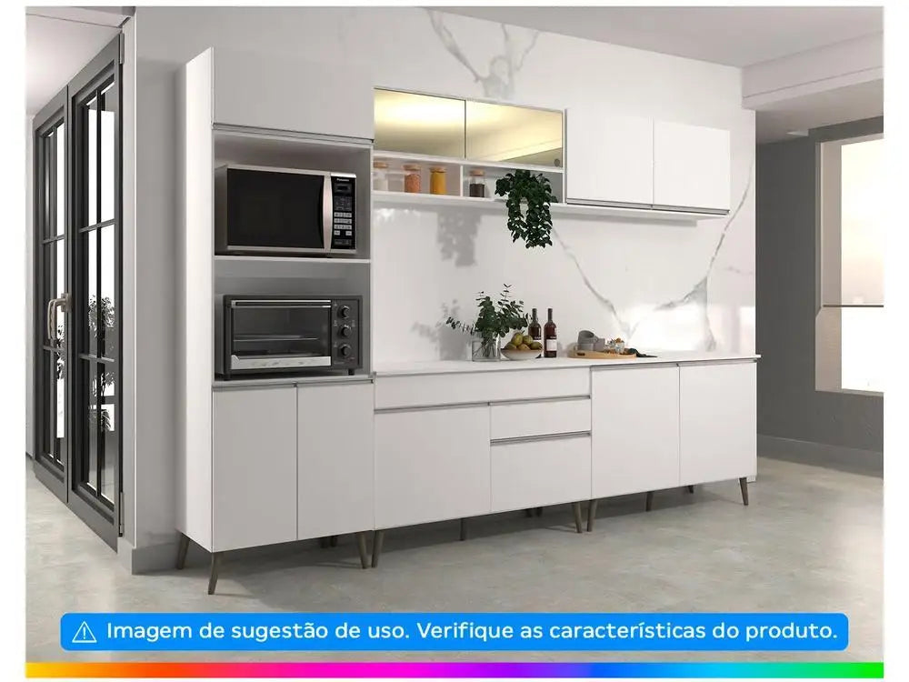 Balcão de Cozinha com Tampo para Pia Luciane 952ML/269