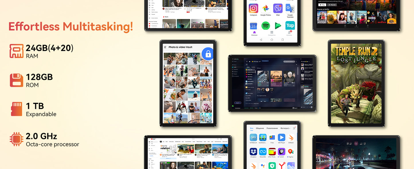 Tablet URAO 10 Polegadas Android 15 - Tablet Premium