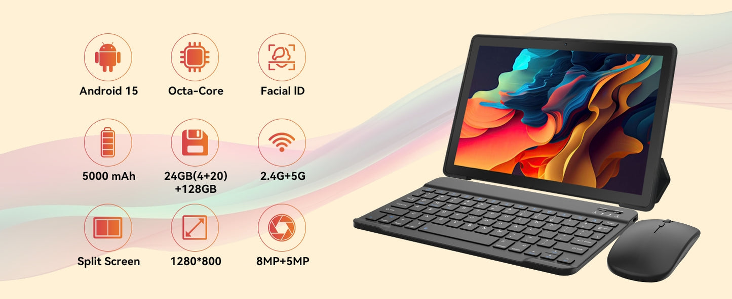 Tablet URAO 10 Polegadas Android 15 - Tablet Premium