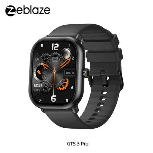 Smartwatch Zeblaze GTS 3 Pro Tela AMOLED 1.97" UHD Chamadas de Voz Monitoramento Saúde IP68