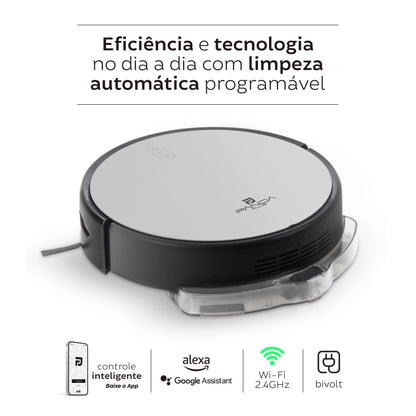 Robô Aspirador 3 em 1 Panda Plus – 400ml