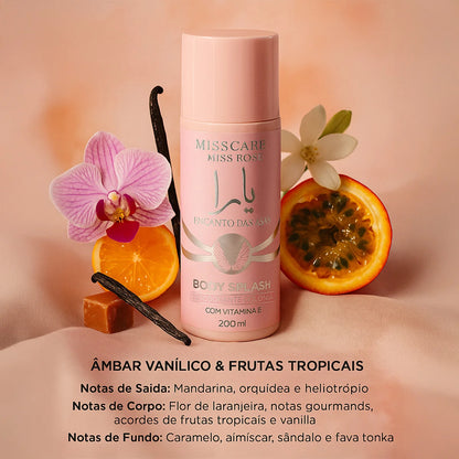 Body Splash Feminino Charm of the Wings 200ml - Miss Care by Miss Rôse