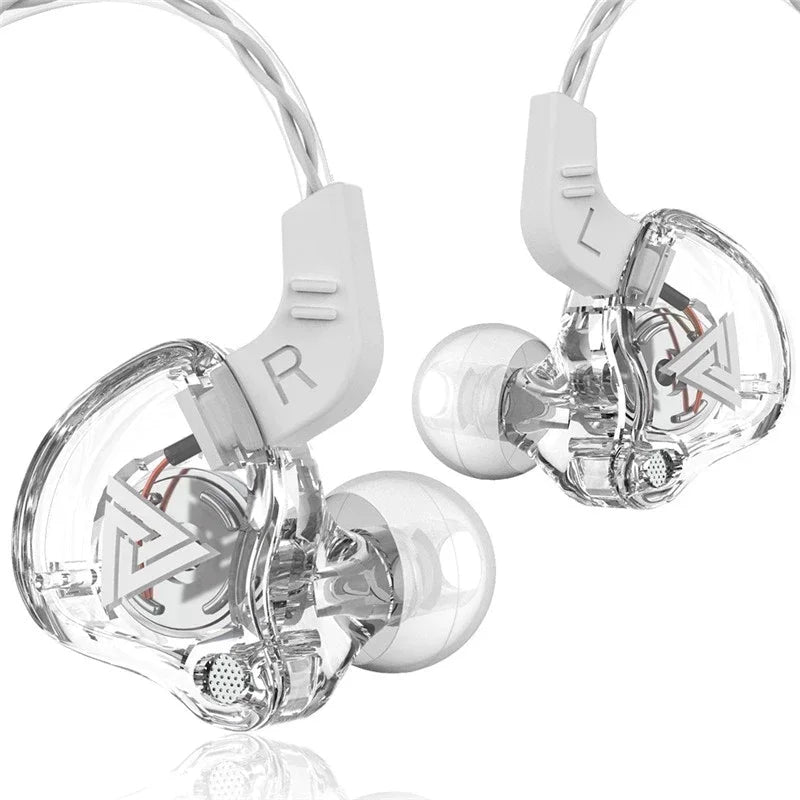 Fone de Ouvido Bluetooth QKZ com Microfone - Stereo Bass para Esportes