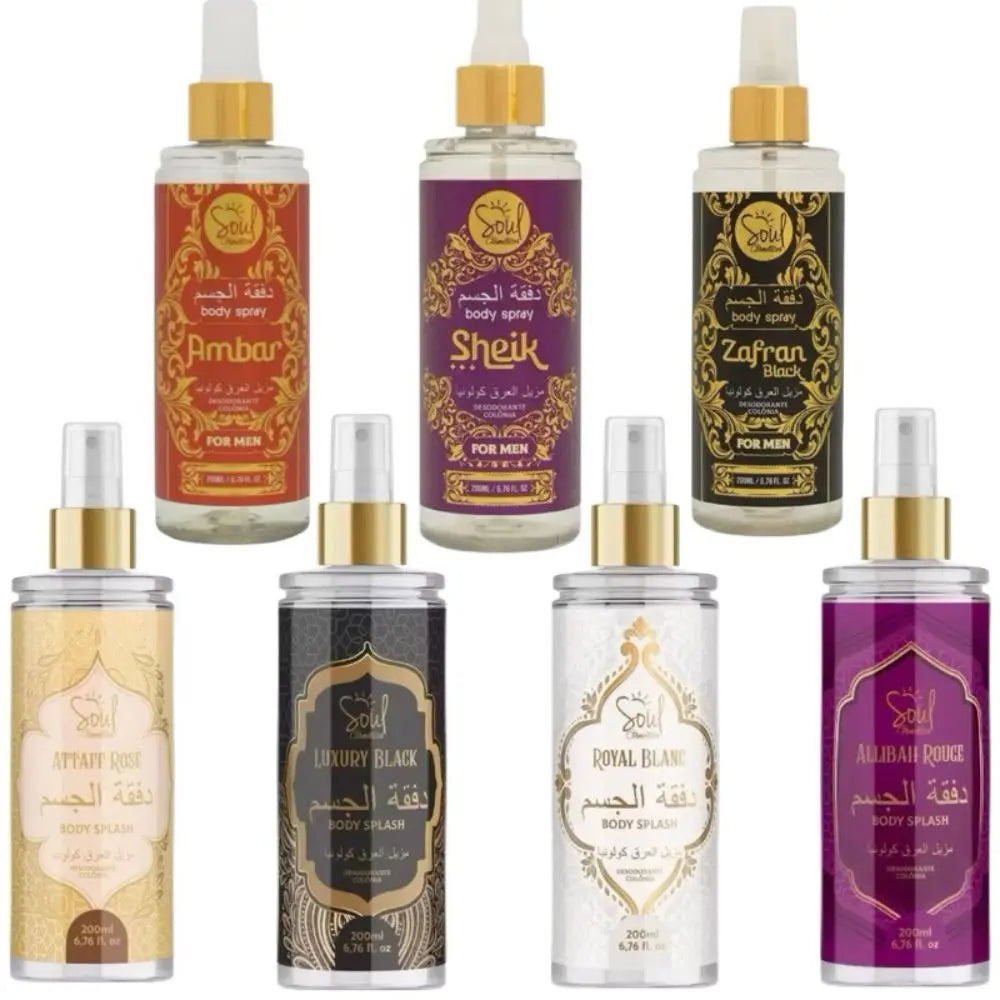 Body Splash Desodorante Colônia Soul Cosmetics - Fragrância Feminina