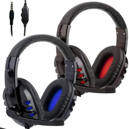 Headset Fone de ouvido gamer com microfone para PC, celular e computador.