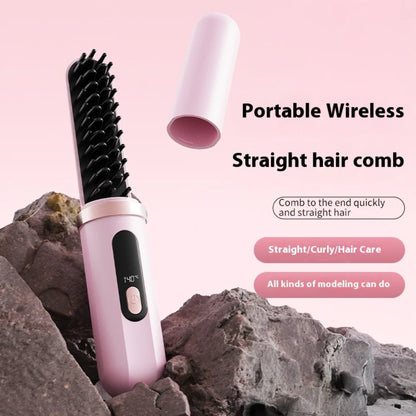 Modelador de Cabelo Multifuncional Portátil Sem Fio com Display de Temperatura