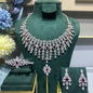 Conjunto 4 Peças Joias Noiva Zircônia Festa Feminino Elegante