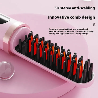 Modelador de Cabelo Multifuncional Portátil Sem Fio com Display de Temperatura