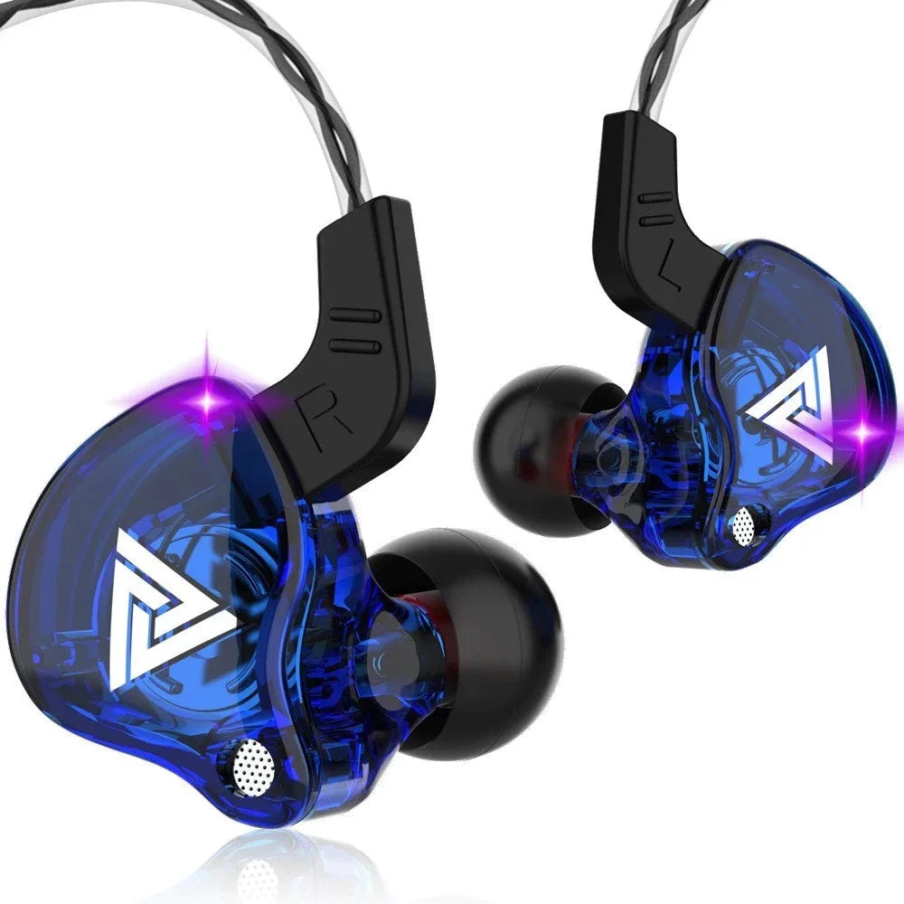 Fone de Ouvido Bluetooth QKZ com Microfone - Stereo Bass para Esportes