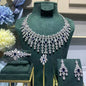 Conjunto 4 Peças Joias Noiva Zircônia Festa Feminino Elegante