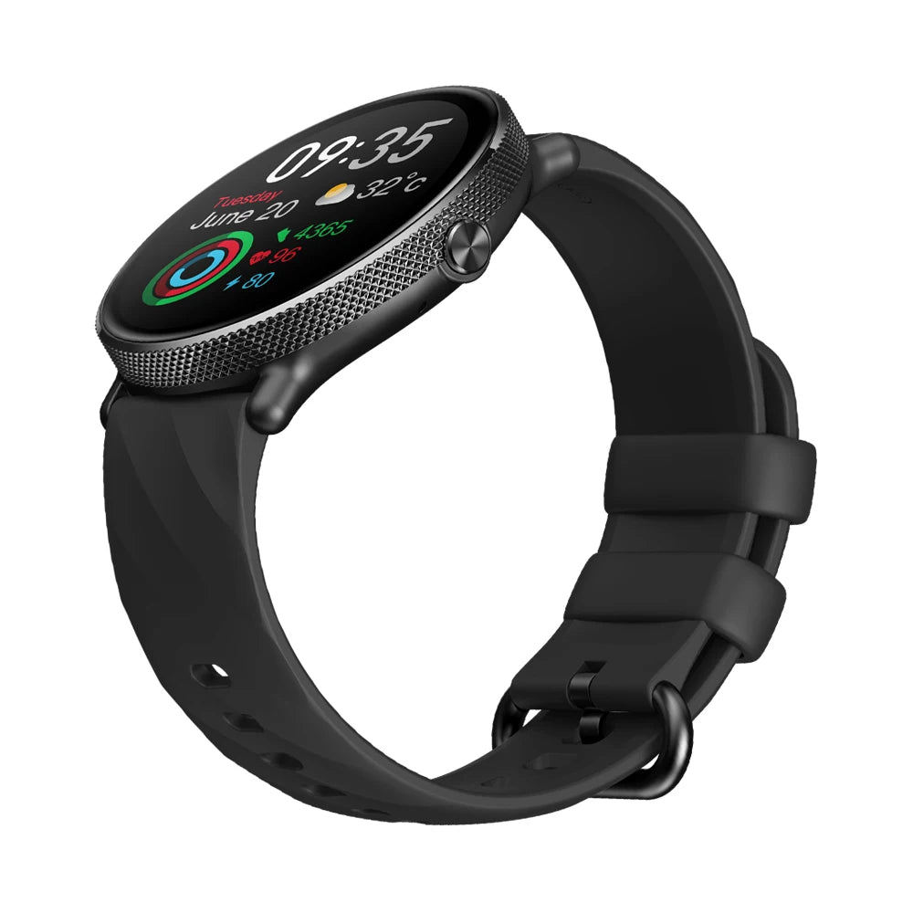 Smartwatch Zeblaze GTR 3 Pro Tela AMOLED 1.43" Pulseira Aço Inox 316L Atender/Fazer Chamadas