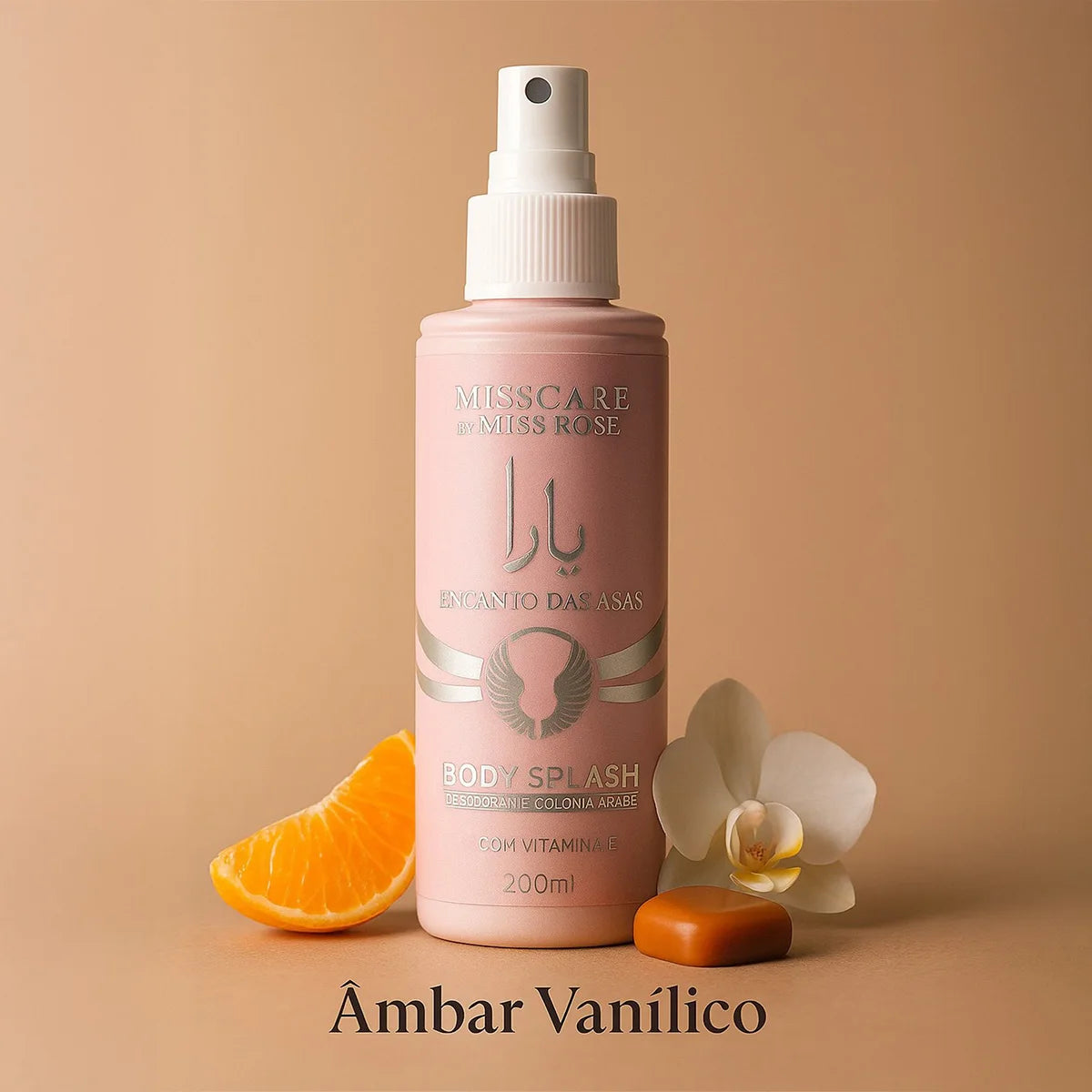 Body Splash Feminino Charm of the Wings 200ml - Miss Care by Miss Rôse