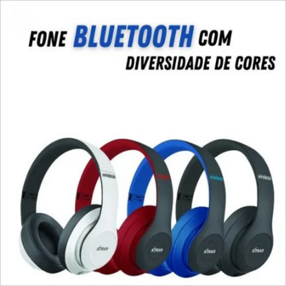 Fone de Ouvido Bluetooth Sem Fio com Microfone - Headphone In-Ear