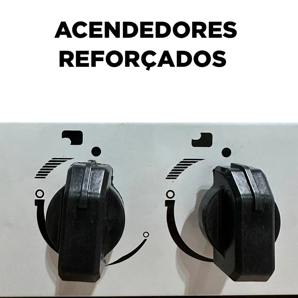 Fogão a Gás de Mesa 4 Bocas Braslar Bivolt.