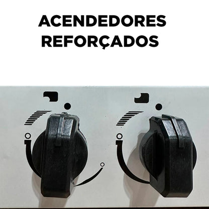 Fogão a Gás de Mesa 4 Bocas Braslar Bivolt.