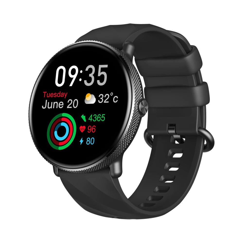 Smartwatch Zeblaze GTR 3 Pro Tela AMOLED 1.43" Pulseira Aço Inox 316L Atender/Fazer Chamadas