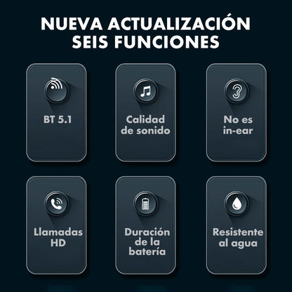 Fone de Ouvido Bluetooth SP16 Gancho Auricular Sem Fio Display LED Cancelamento de Ruído Esportivo com Microfone