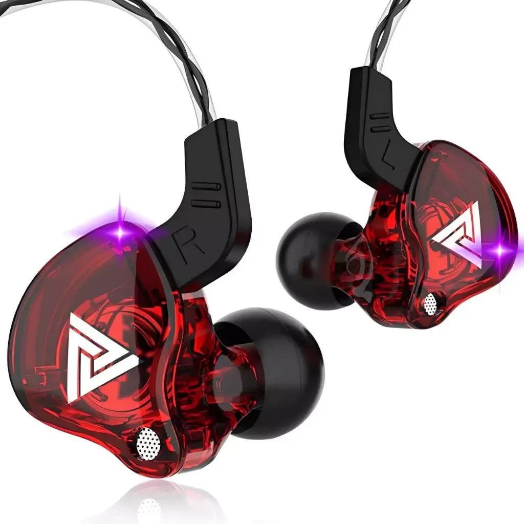 Fone de Ouvido Bluetooth QKZ com Microfone - Stereo Bass para Esportes