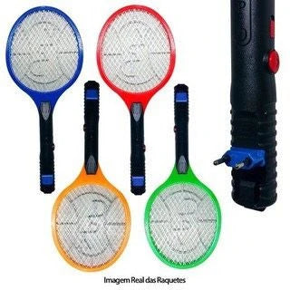 Raquete Elétrica Mata Mosquitos, Pernelongos e Borrachudos