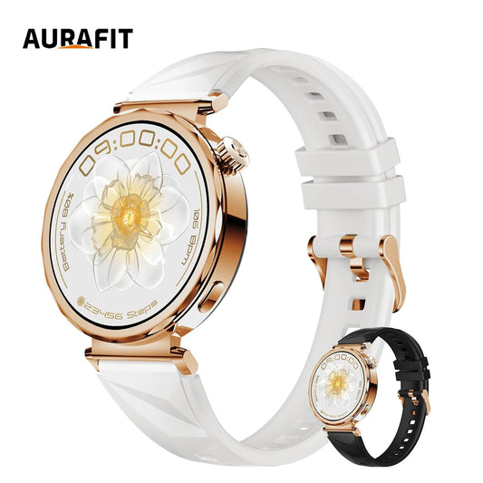 Smartwatch Feminino AURAIF ELLA 4 Monitor Freq Cardíaca Sono Esportes