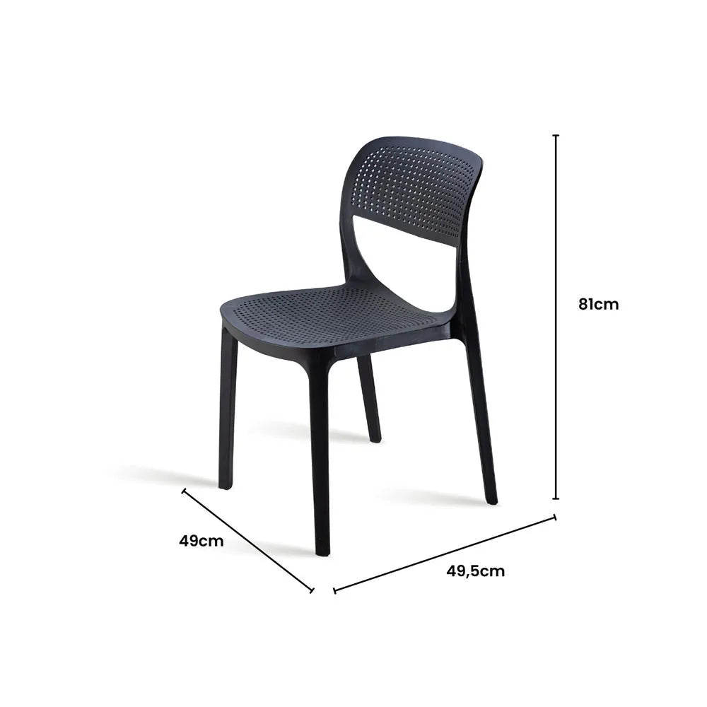 Conjunto Mesa de Jantar 120cm com 4 Cadeiras Zoe Madesa