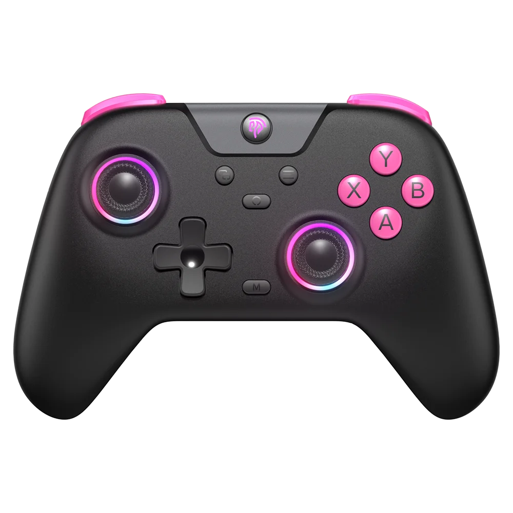 Controle Sem Fio EasySMX X05 Hall Effect RGB Compatível PC/Switch/TV/Android/iOS 2.4G Bluetooth Cabo