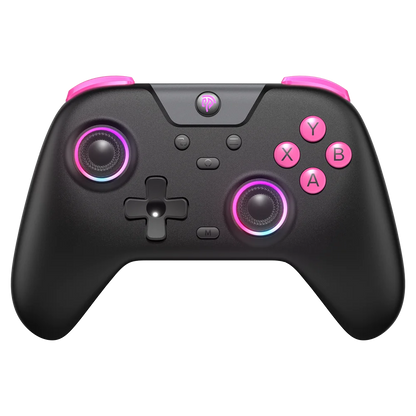Controle Sem Fio EasySMX X05 Hall Effect RGB Compatível PC/Switch/TV/Android/iOS 2.4G Bluetooth Cabo