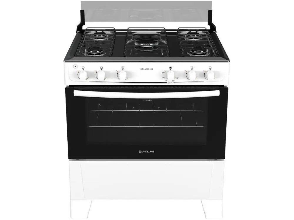 Fogão 5 Bocas Atlas White Monaco Plus – Bivolt