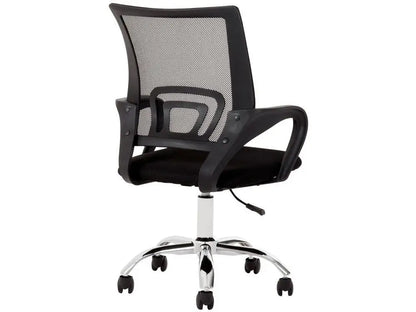 Cadeira Diretora Giratória Preta para Escritório - Modelo DIR-002