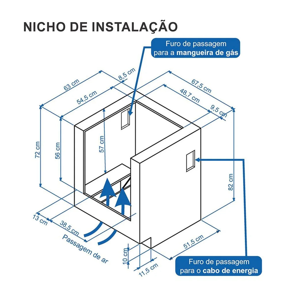 Fogão Embutir 4 Bocas Gaudi Prisma Vitreo BL Venax Bivolt