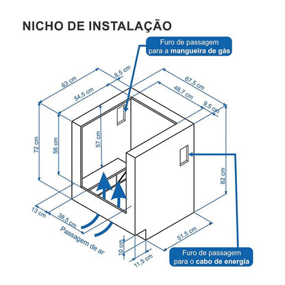 Fogão Embutir 4 Bocas Gaudi Prisma Vitreo BL Venax Bivolt