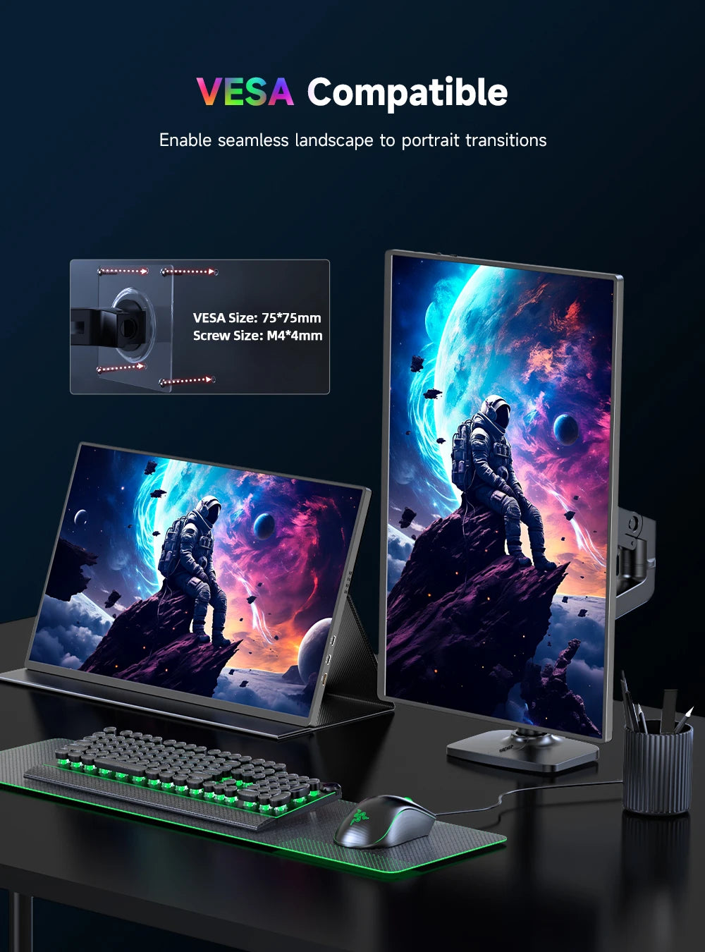 Monitor Portátil UPERFECT 4K 16" - Tela Extra Premium