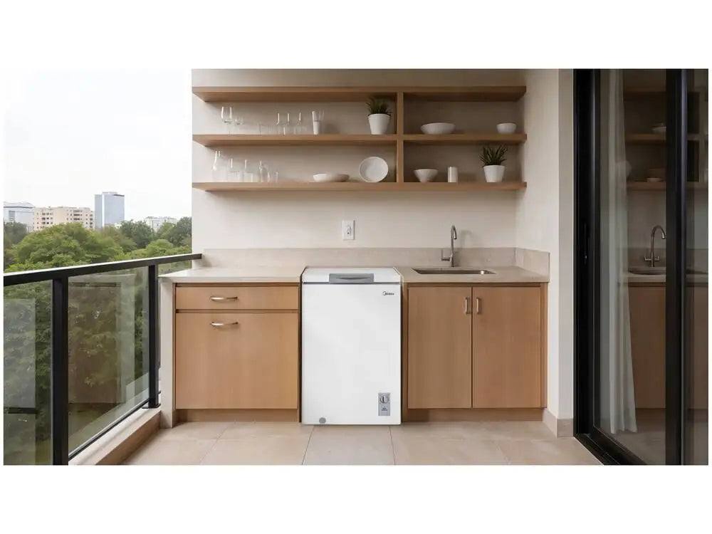Freezer Horizontal Midea 100 Litros MDLC151FZD013 - Bivolt.