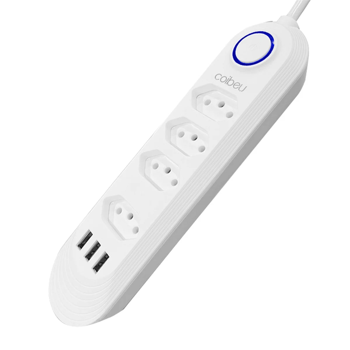 Torre de Tomadas 2M com USB Filtro de Linha Retrátil Coibeu B04U