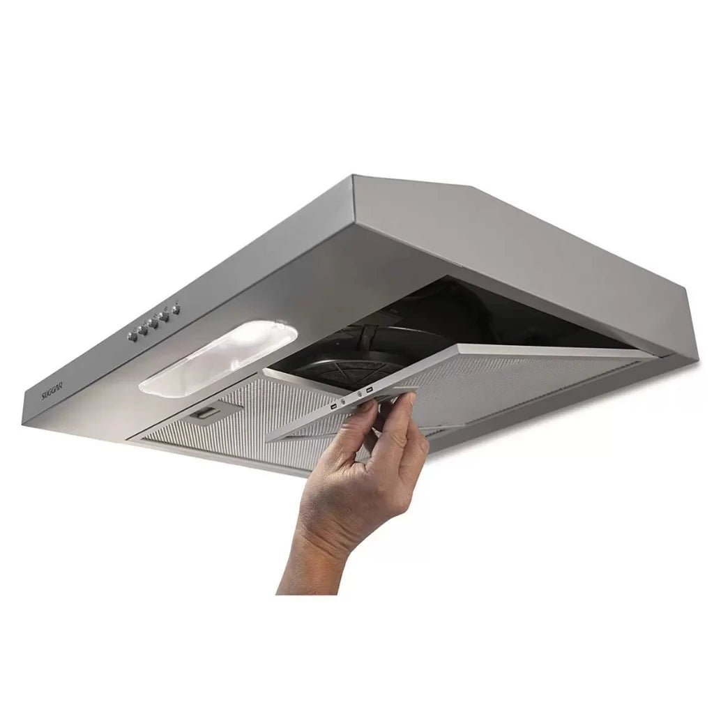 Depurador de Ar Scouper Slim Suggar 60cm 3 Velocidades DPS161PR/DPS162PR – Prata.