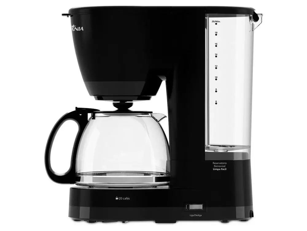 Cafeteira Elétrica Britânia BCF20A 20 Xícaras Preta 63901139 – 220V