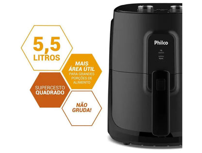 Air Fryer Philco PAF55B Black 5.5L 53801090 - 220V