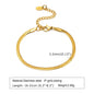 Pulseira Feminina Aço Inoxidável Empilhável Antialérgica