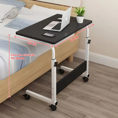 Mesa de Escritório com Altura Ajustável - Mesa Móvel para Notebook e Estudo