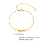Pulseira Feminina Aço Inoxidável Empilhável Antialérgica