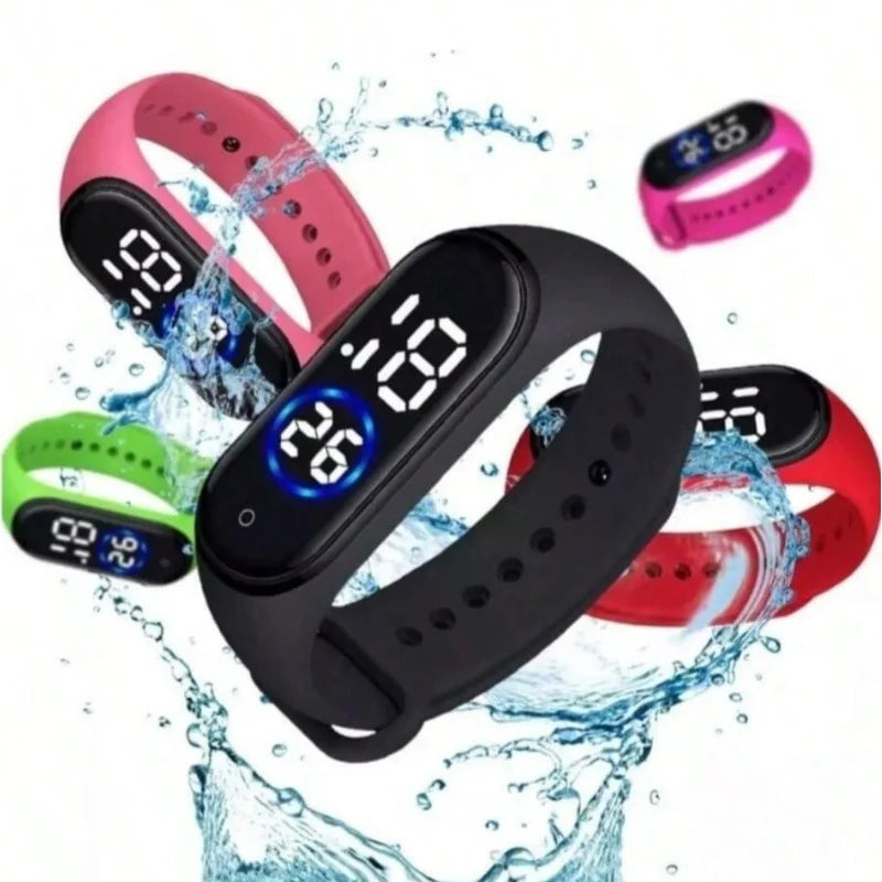 Relógio Digital Esportivo Masculino Brazil - Pulseira Outdoor Eletrônica Diária, Relógios Masculinos de Pulseira Populares e Duráveis