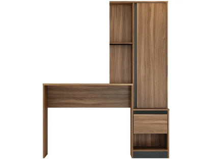 Mesa com 1 Gaveta, 1 Prateleira e Armário - Demobile