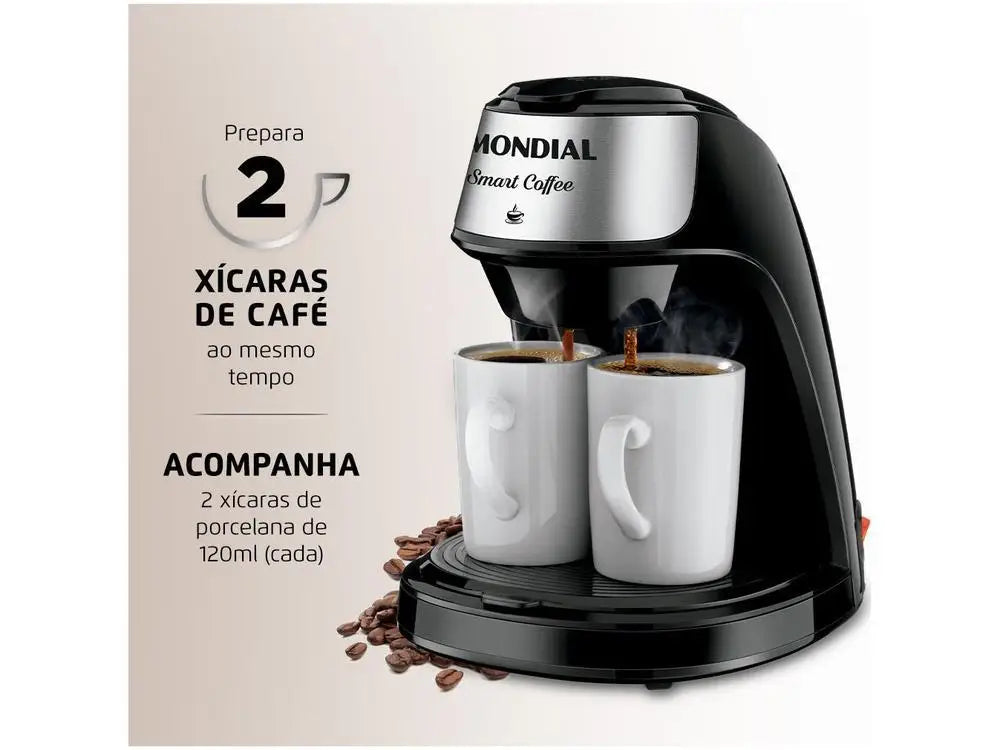 Cafeteira Elétrica Mondial C-42-2X-BI - 220V | Praticidade e Sabor no Seu Dia a Dia