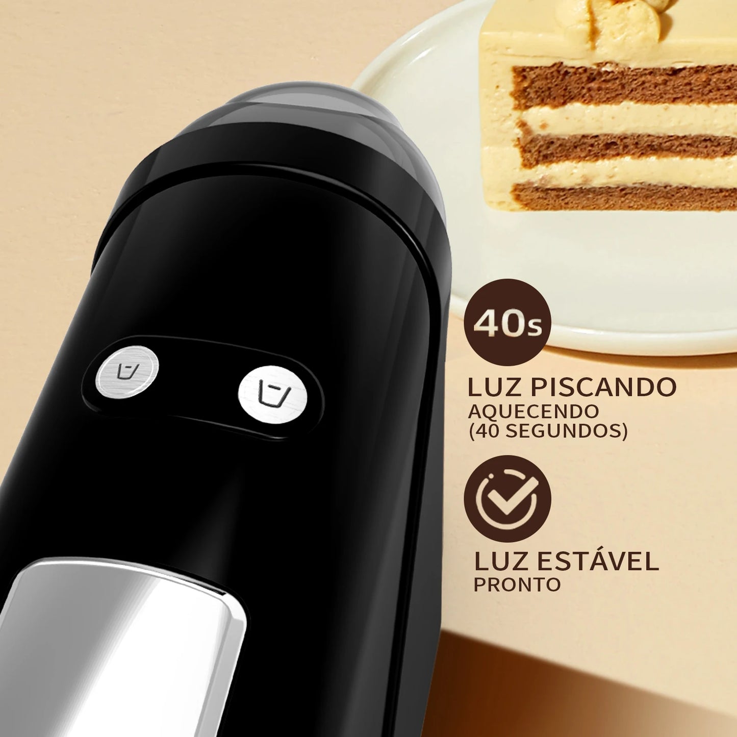 Cafeteira Espresso CM-CO1 20 Bar com Reservatório 900ml – COIBEU