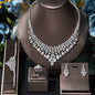 Conjunto 4 Peças Joias Noiva Zircônia Festa Feminino Elegante