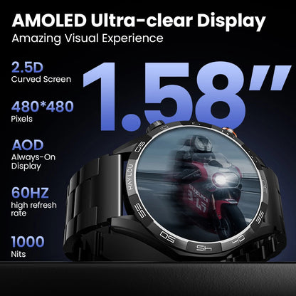 Smartwatch HAYLOU Solar 5 1.58" AMOLED - Relógio Inteligente Premium