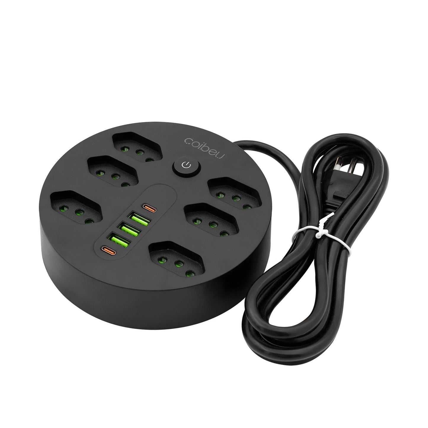 Filtro de Linha 2M com USB Proteção Sobrecarga Tomadas Coibeu
